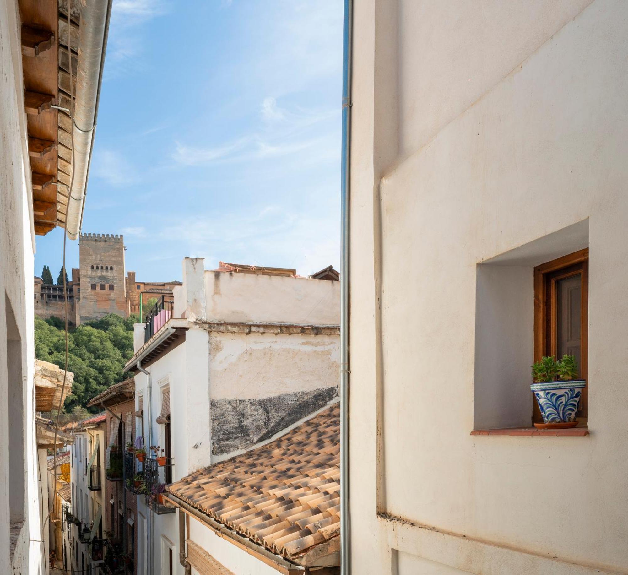 El Rincon Nazari - Vistas A La Alhambra Y Terraza Apartamento Granada Exterior foto